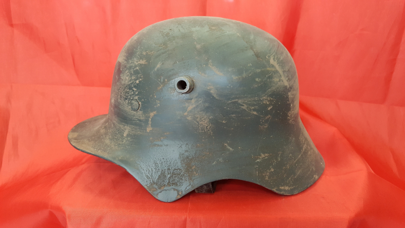 figures 1:6 WW1 German M18 ear cut out  helmet Custom made accessory for 12in 